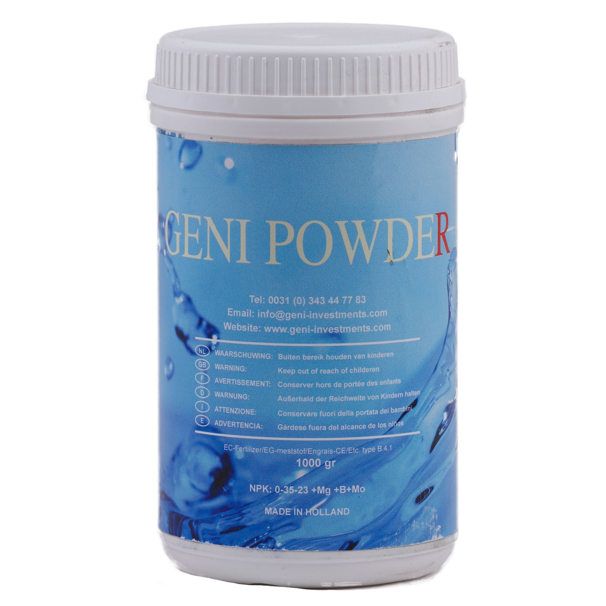 Geni Powder 1000 g Topf