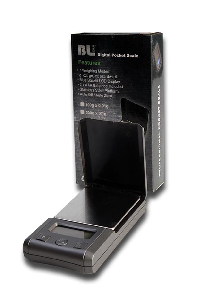 BLscale Digitalwaage ,grau , Messbereich : 0,01-100g
